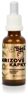 Krizové kapky esence pro děti s příchutí maliny 30 ml